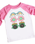 Cute Girls St. Patrick's Day Sunglasses Raglan