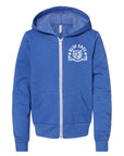 Blue Sage Bear - Bella Canvas SPONGE FLEECE FULL-ZIP HOODIE - Youth/Adult