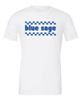 Blue Sage Blue Check - Bella Canvas Jersey Tee - Toddler/Youth/Adult