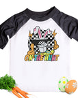 On the Hunt Boys Easter Retro Raglan